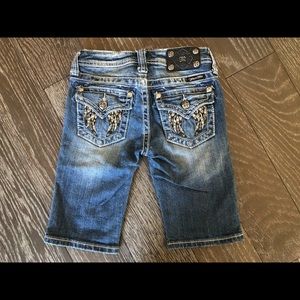 Miss Me JK6086M2 Bermuda Girls Jean Shorts